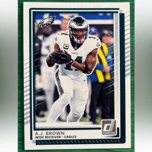 AJ Brown 2025 Donruss Philadelphia Eagles NFL Football Card